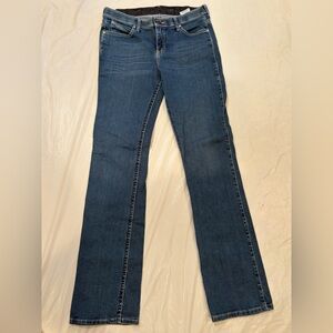 Wrangler Jeans Women's 7/8 x 34 Blue Med Wash Q-Baby Bootcut WRQ20BU